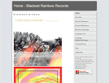 Tablet Screenshot of blackestrainbow.com
